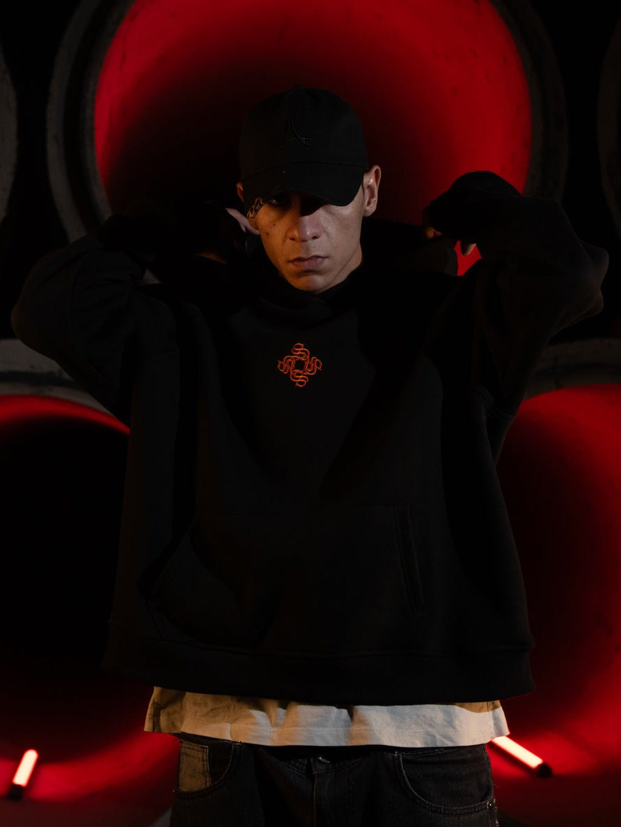 Black hoodie