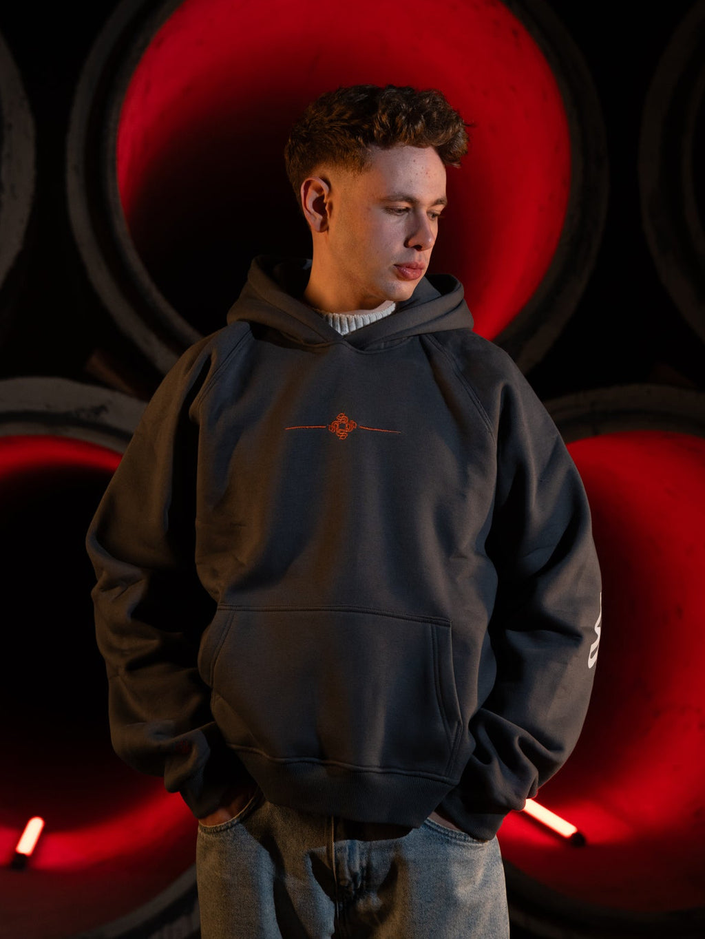 Gray hoodie