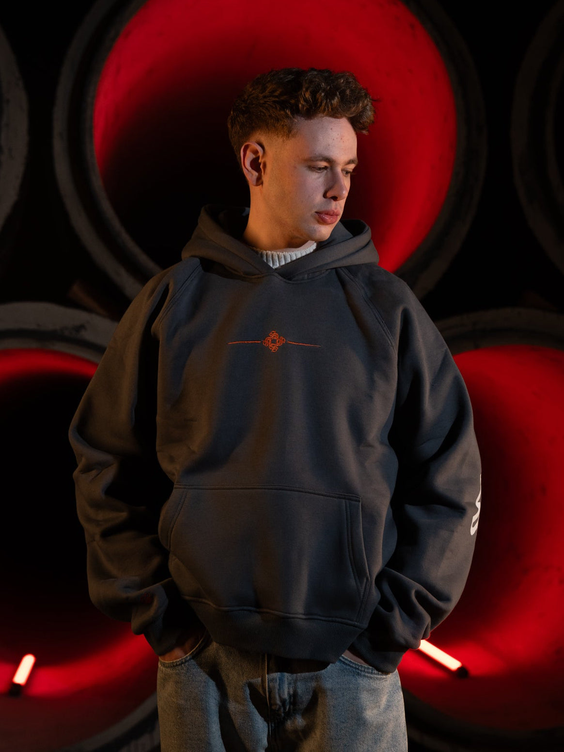 Gray hoodie