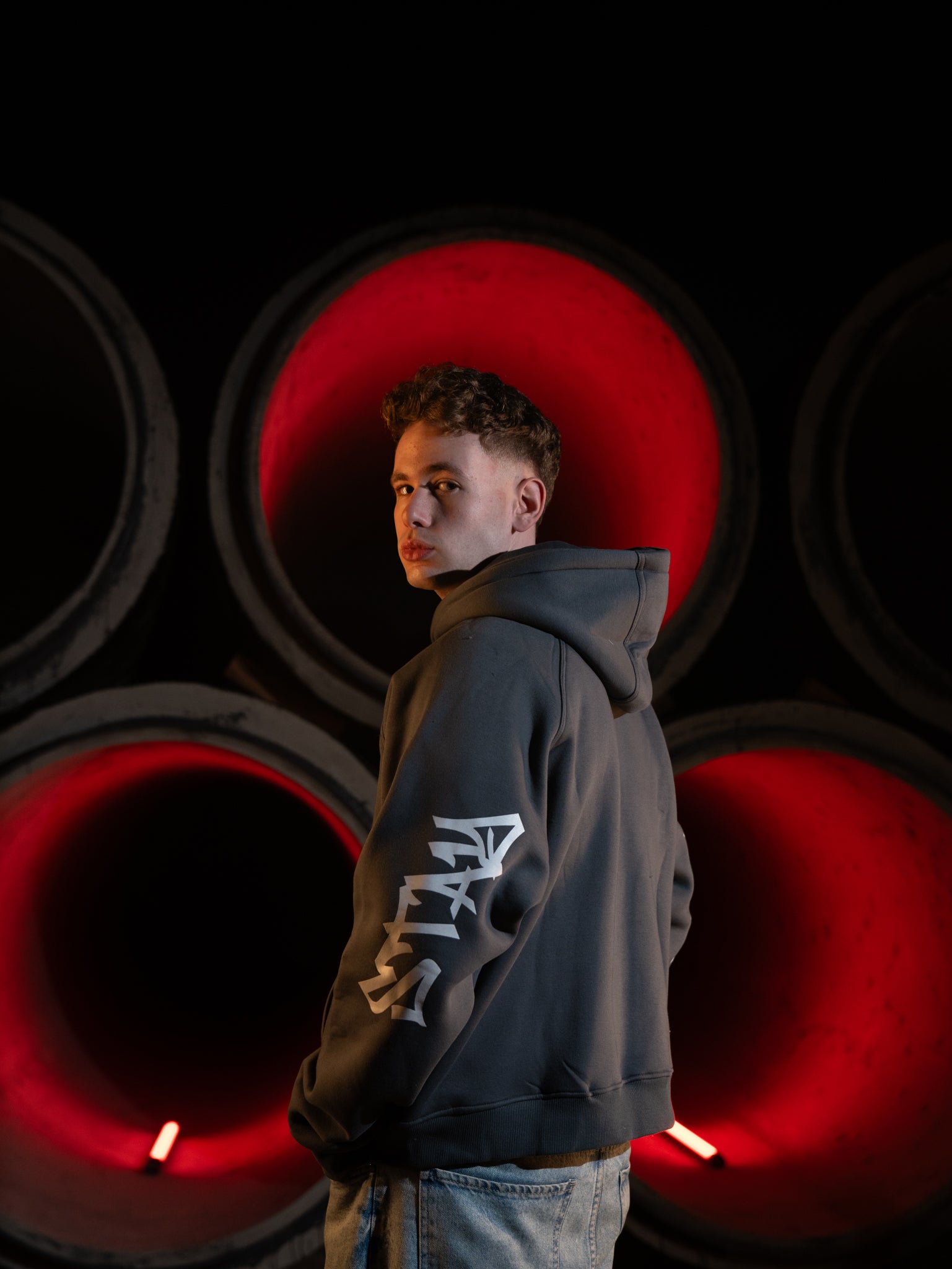 Gray hoodie