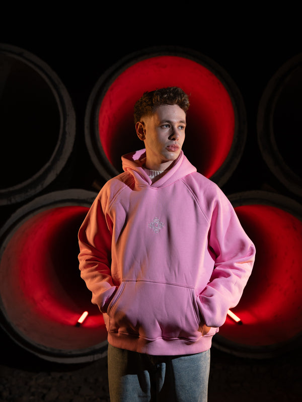 Pink hoodie
