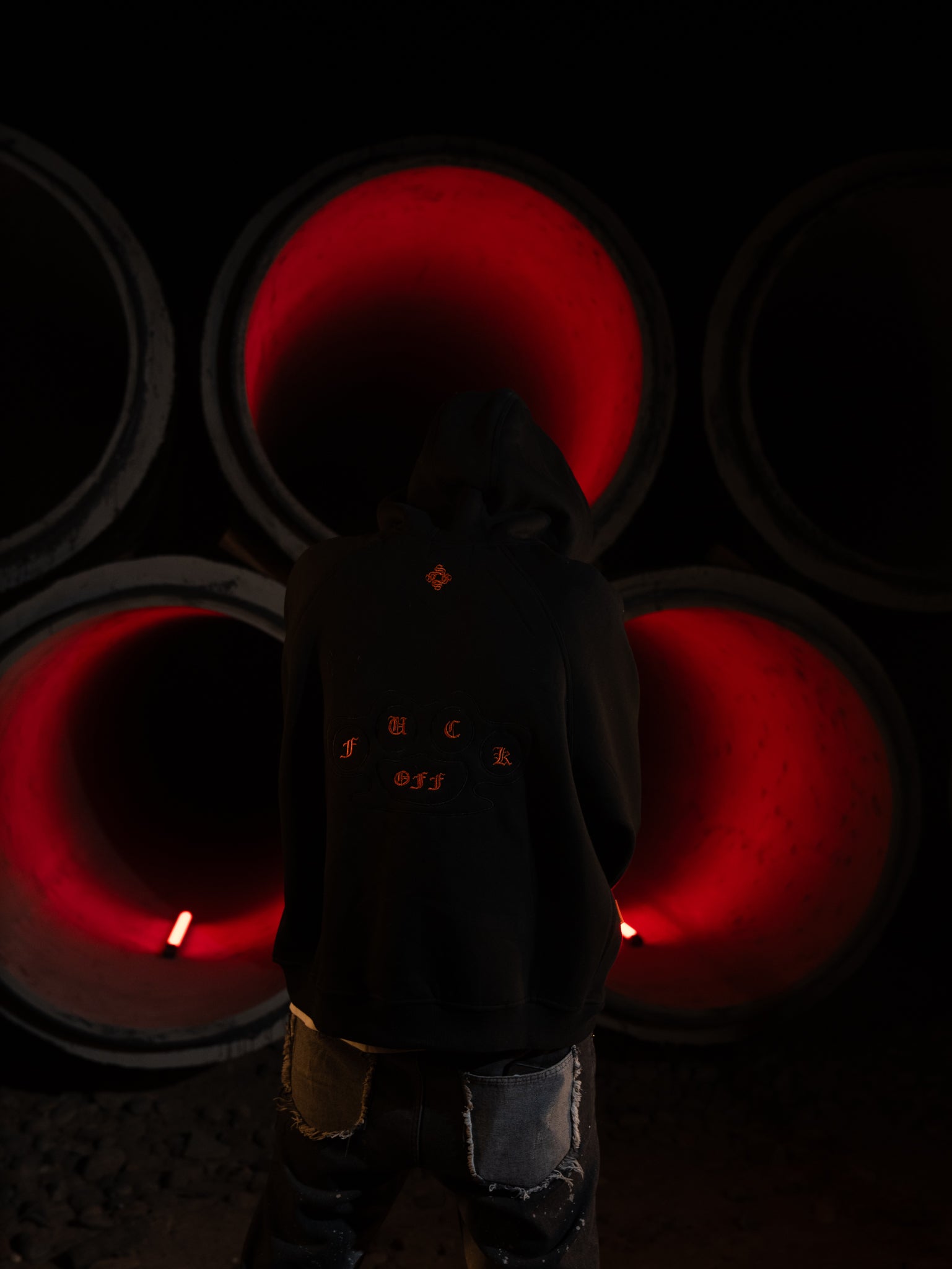 Black hoodie