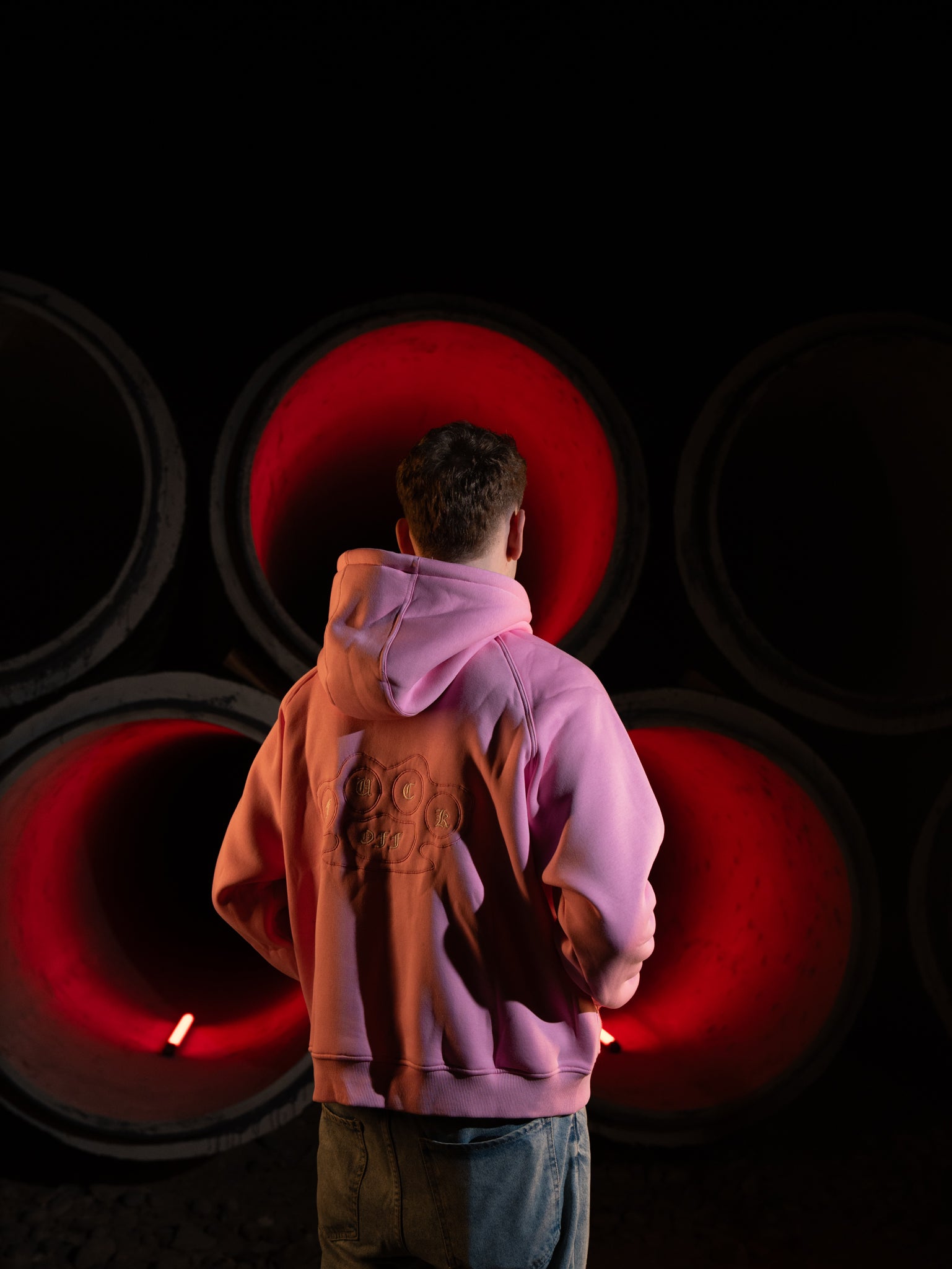 Pink hoodie