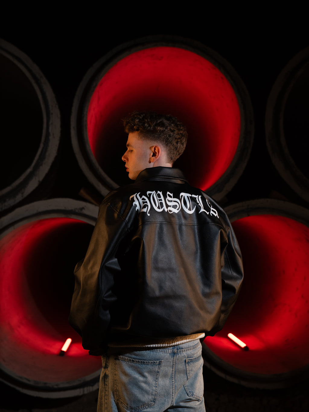Black hustla jacket