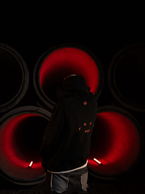 Black hoodie